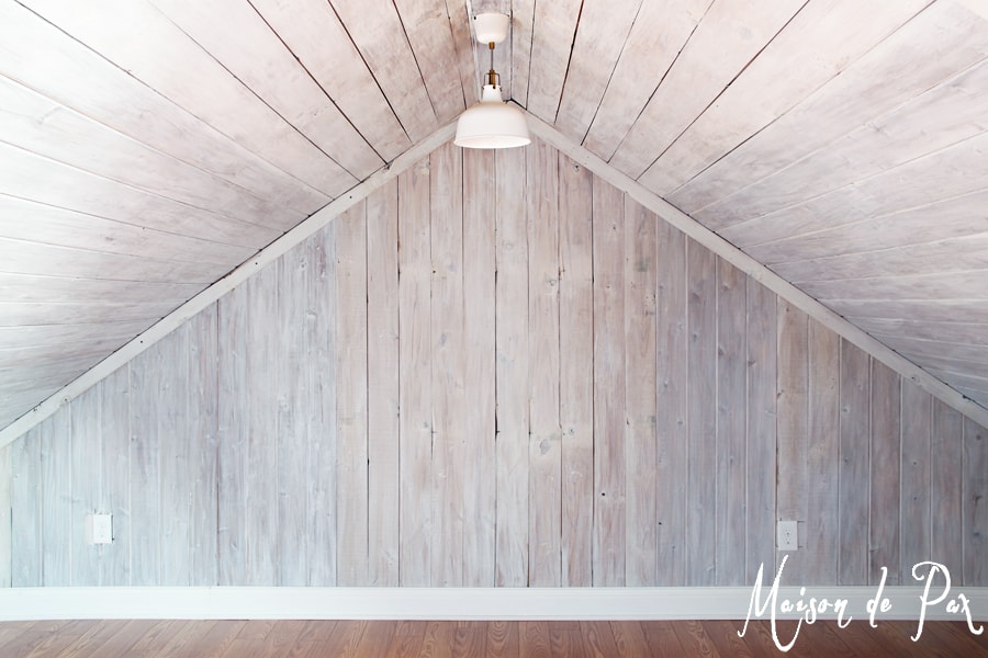 A clear tutorial and helpful tips on how to give wood a bright, beautiful whitewash... at www.maisondepax.com