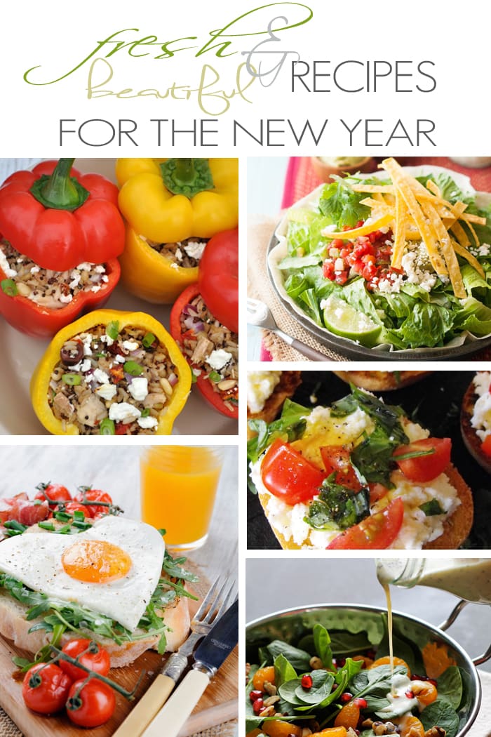 Looking for delicious, healthy recipes for the New Year?  Try these fresh and beautiful options!