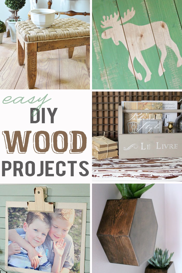 Adorable, simple DIY wood projects that anyone can tackle!