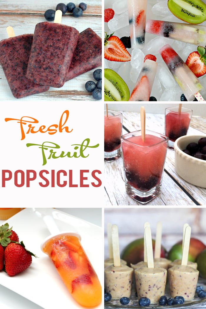 Delicious fresh fruit popsicles ideas to keep you cool all summer long!