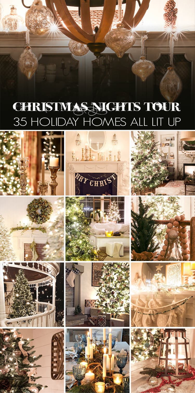 Christmas Nights Tour: Incredible! 35 beautiful homes all decorated for the holidays and lit up by candlelight and Christmas lights.