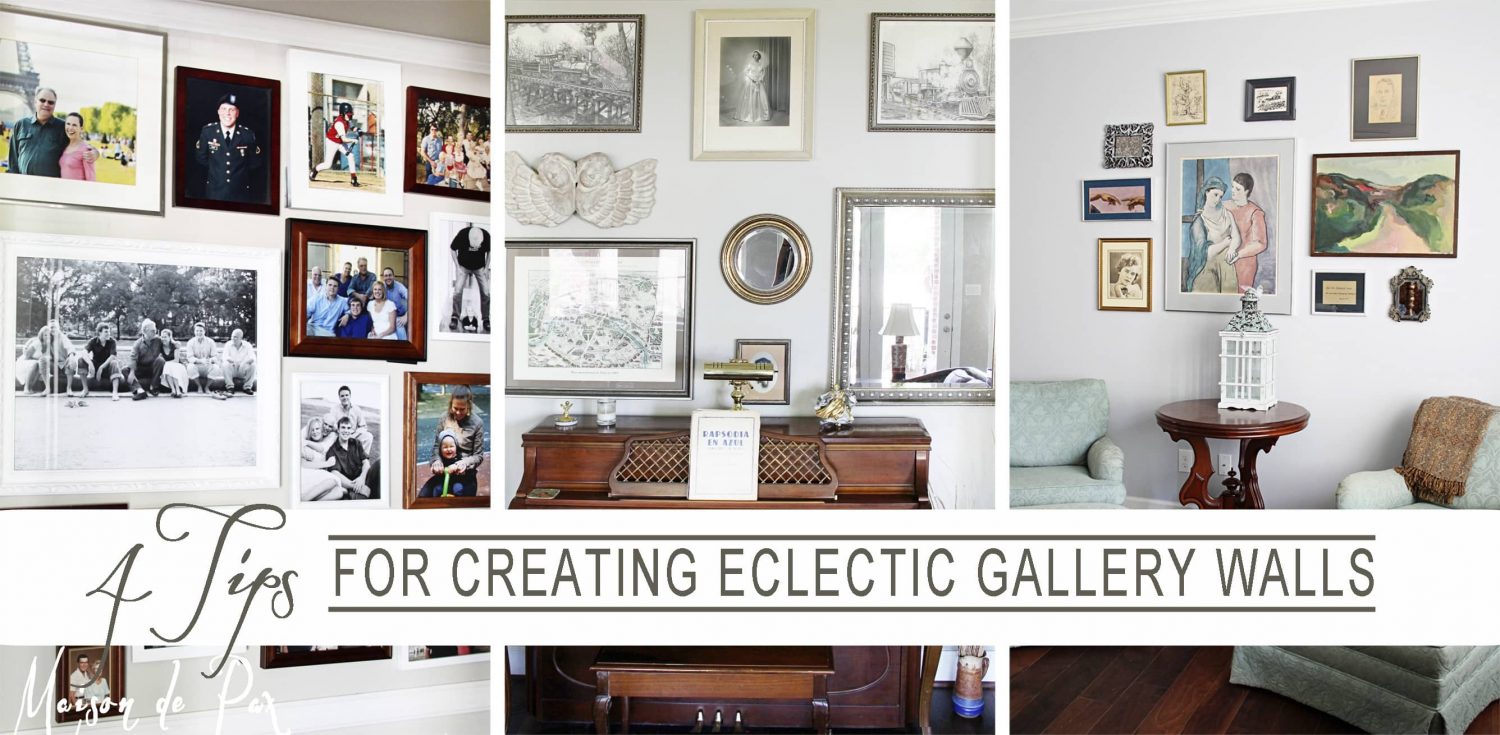 Tips for Organizing Gallery Walls