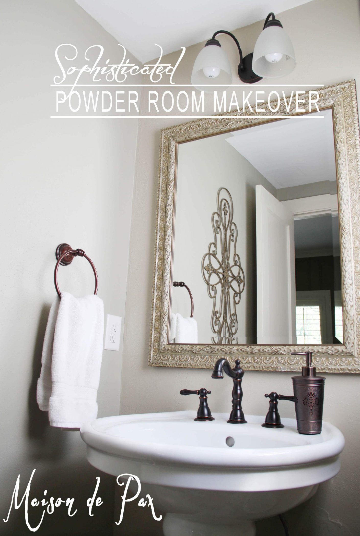 Powder Room Makeover