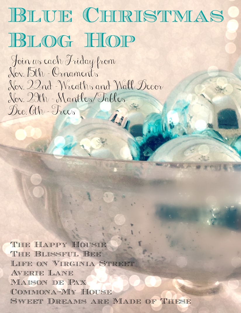 Blue Christmas Blog Hop with bloggers- Maison de Pax