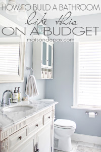 Great budgeting tips for bathroom remodel | maisondepax.com