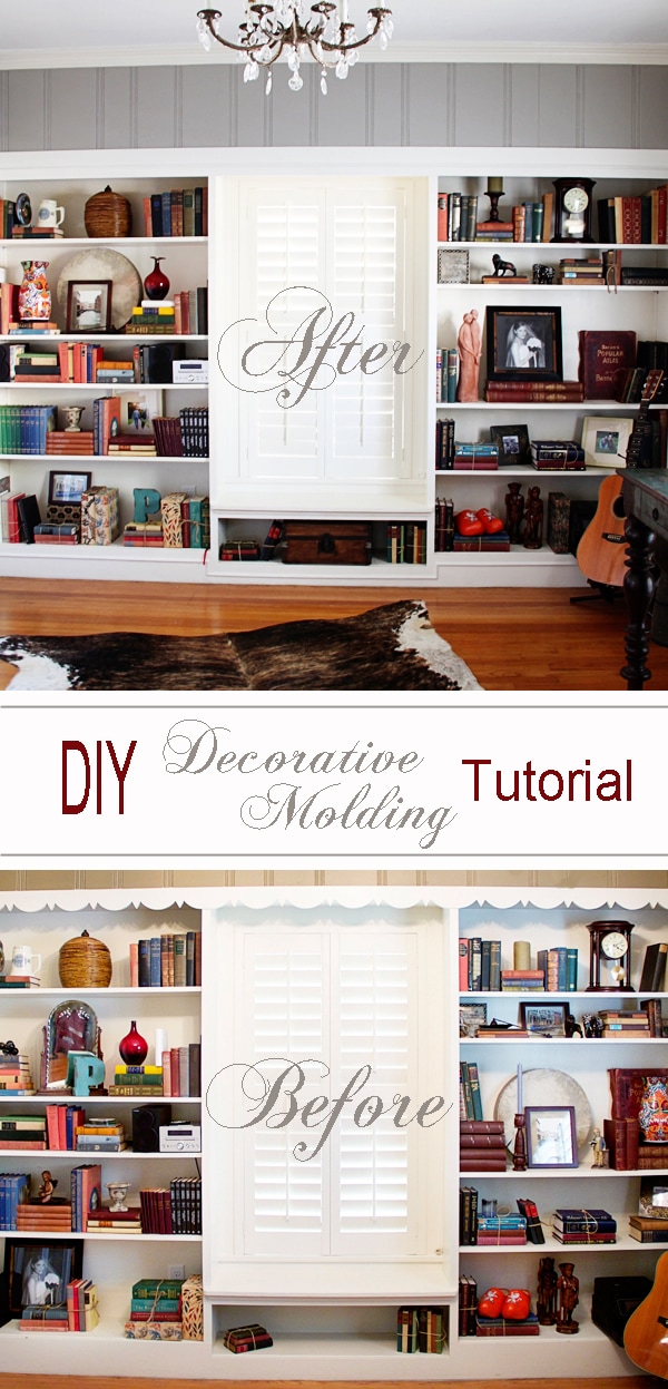 DIY decorative molding tutorial: step by step instructions for any level of experience!