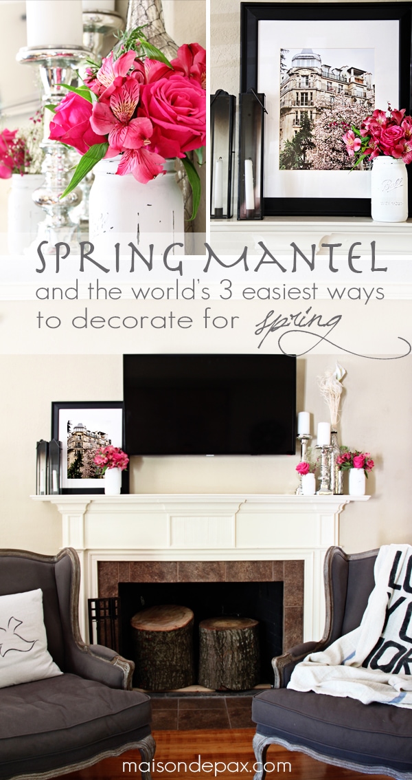 Click through for 3 brilliant and time-efficient ways to liven up your home for the season!  maisondepax.com