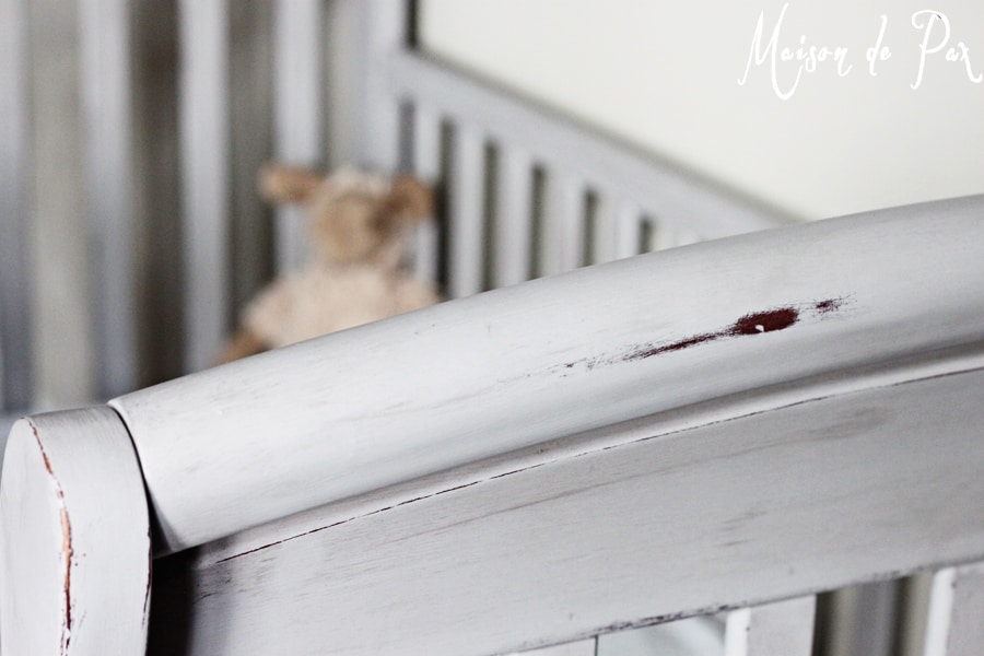 Want a Pottery Barn style crib without the price? See this tutorial for a stunning crib makeover at maisondepax.com