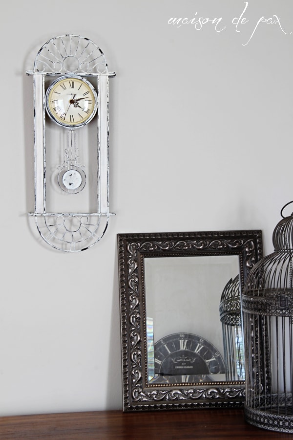 Find out how to create a chipped, aged look on metal using chalk paint at maisondepax.com