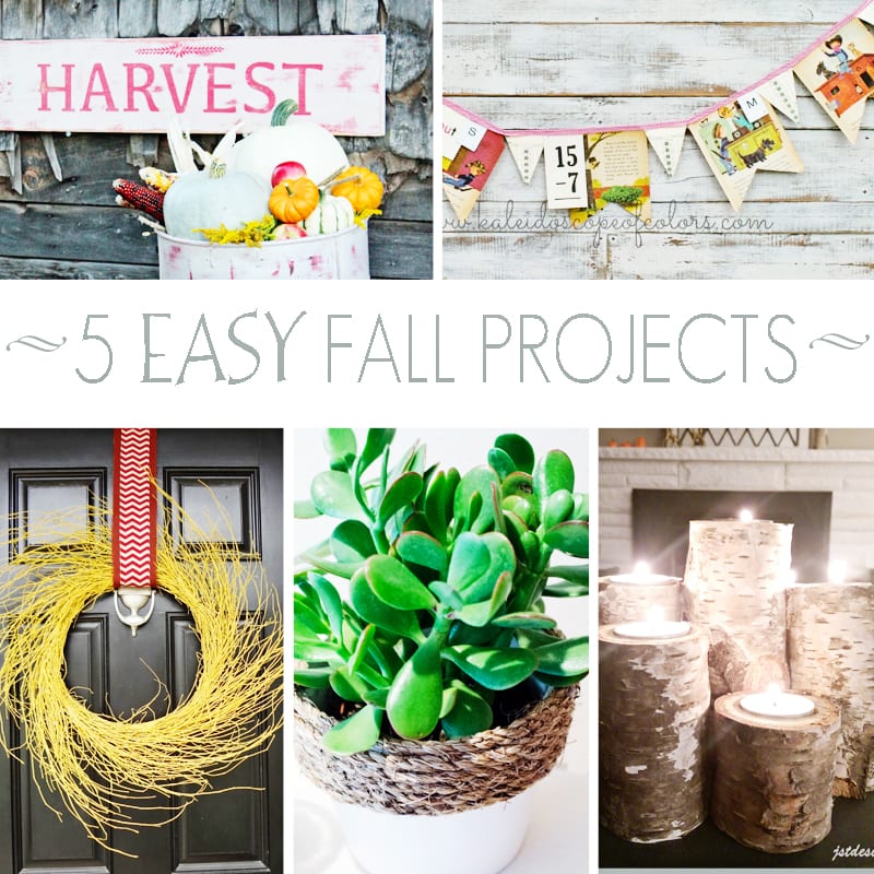 Be inspired for fall with these 5 simple diy projects! via maisondepax.com