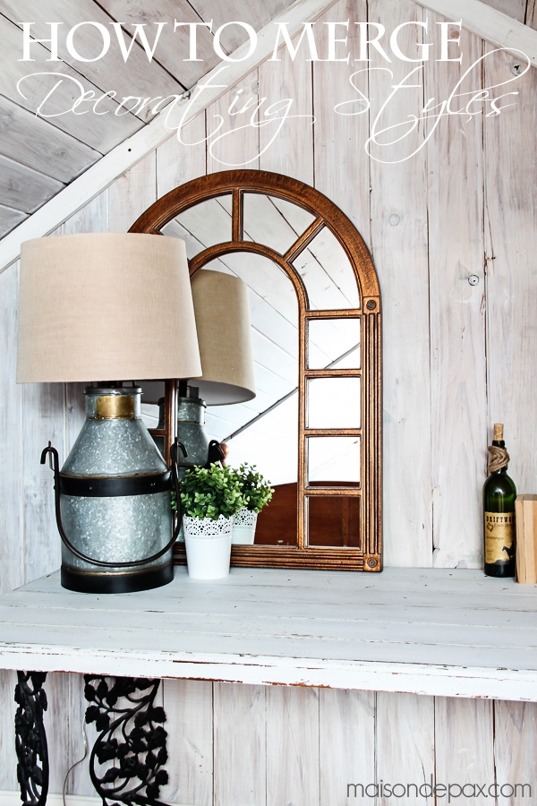great ideas on how to mix styles: rustic, classic, traditional, industrial | via maisondepax.com #eclectic #design #decor