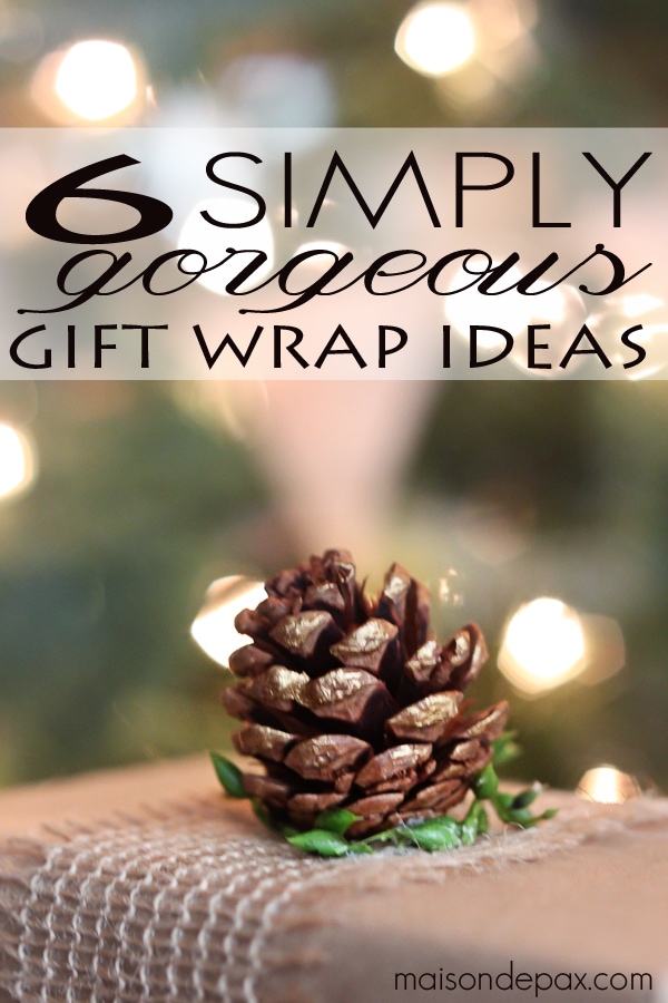 Natural, Neutral Gift Wrap Ideas
