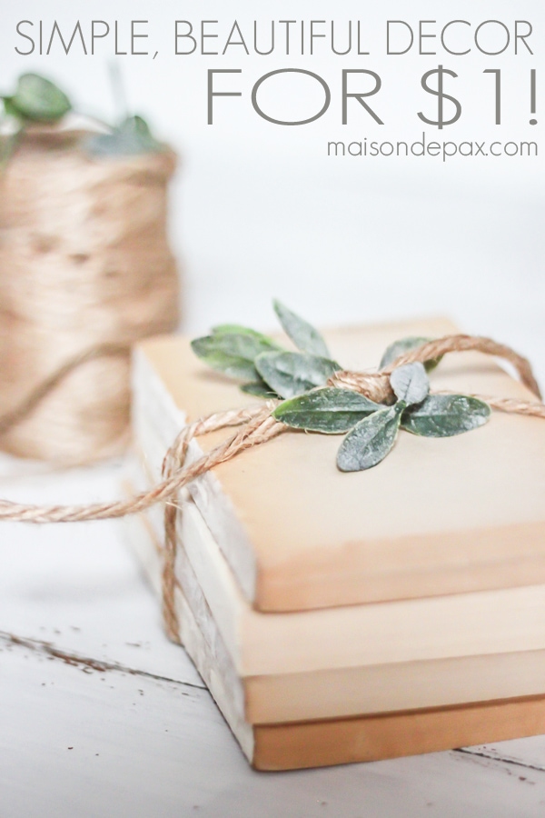 So pretty! Great idea for old, thrift store books | MaisondePax.com