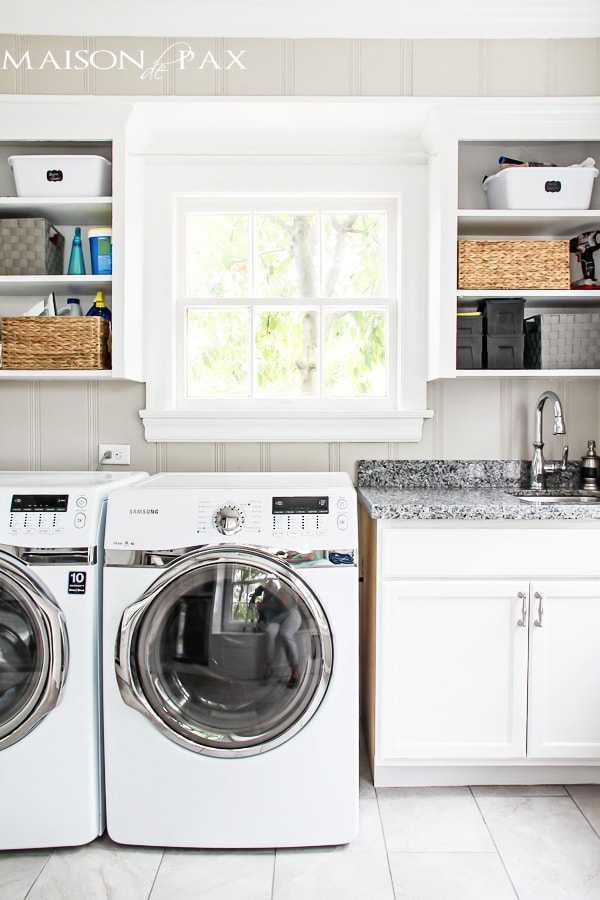 Functional ideas for a multipurpose laundry and mud room | maisondepax.com