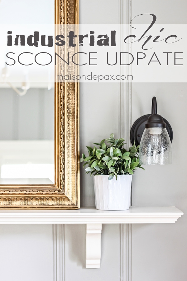 How to Update an Old Sconce