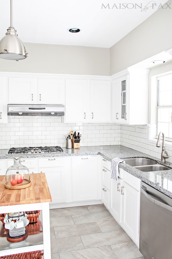 gorgeous classic white kitchen renovation | maisondepax.com