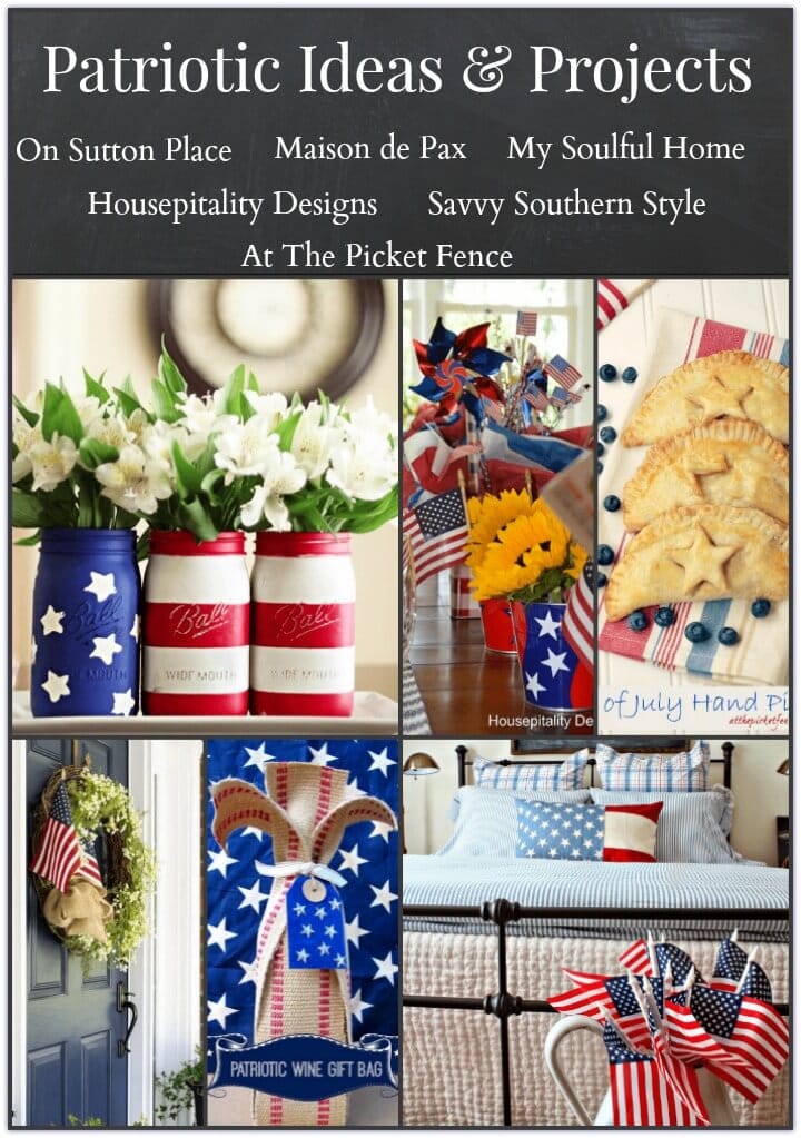 patriotic projects, ideas, recipes, and inspiration perfect for the summer!  maisondepax.com