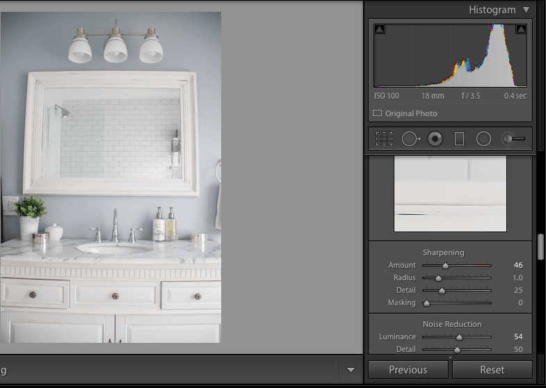 Lightroom editing tips for interior photography- Maison de Pax