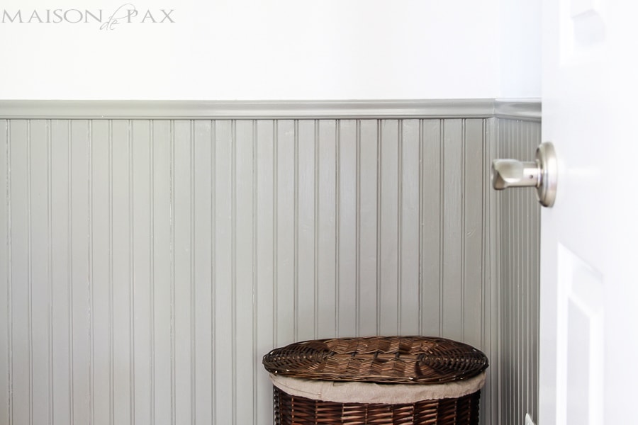 Tips For Painting Wainscoting Maison De Pax - What Kind Of Paint Do You Use On Wainscoting
