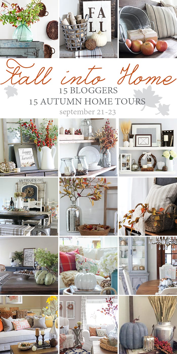 15 incredible fall home tours: 15 bloggers, so many amazing fall decorating ideas! maisondepax.com