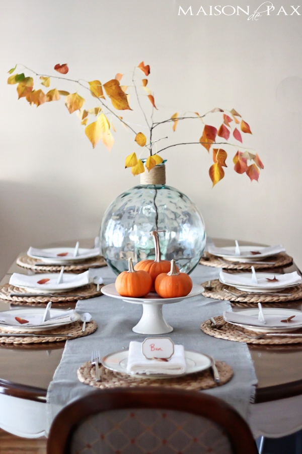 A Simple Thanksgiving Table and more…