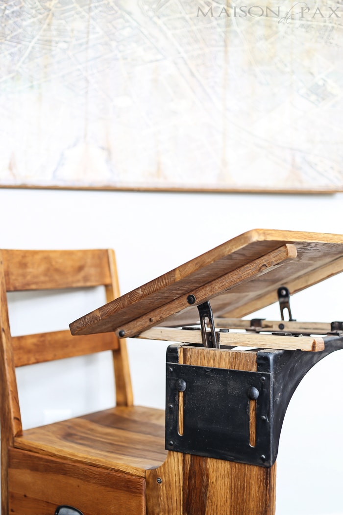 adorable restored vintage school desk | maisondepax.com