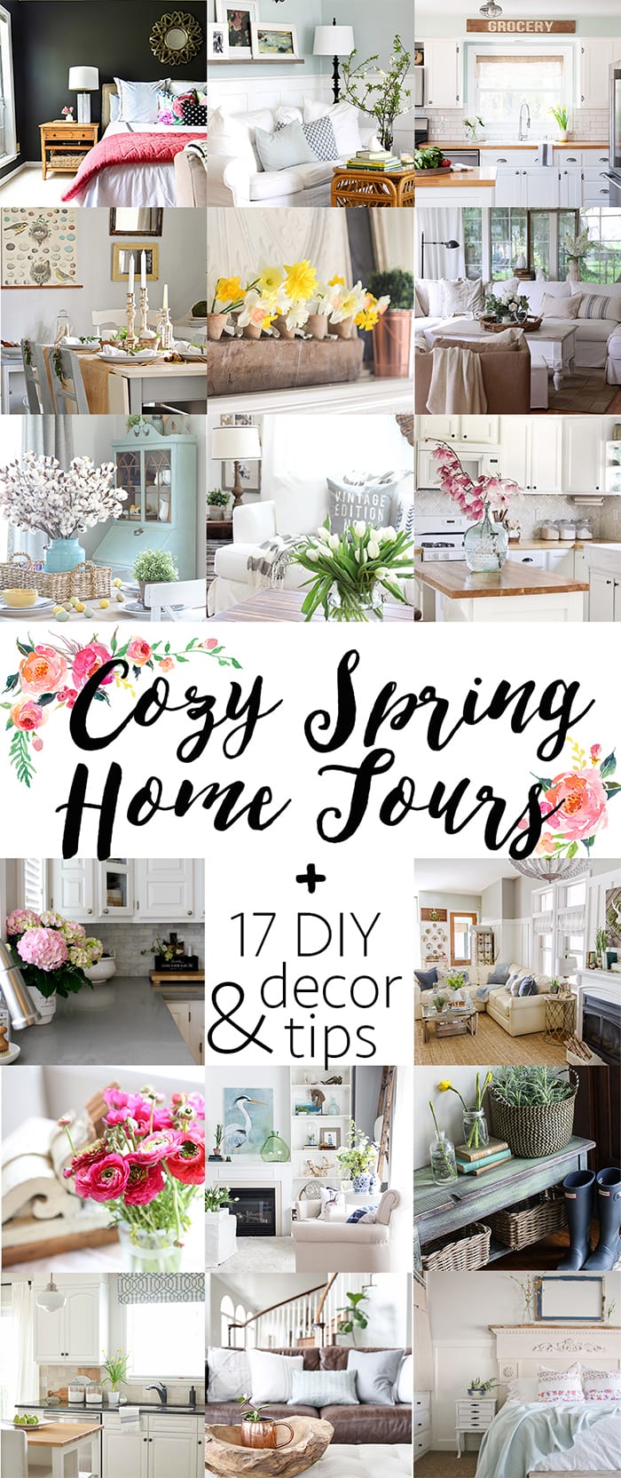 So many beautiful homes! Spring decorating ideas, diy tips, and more in these spring home tours | maisondepax.com