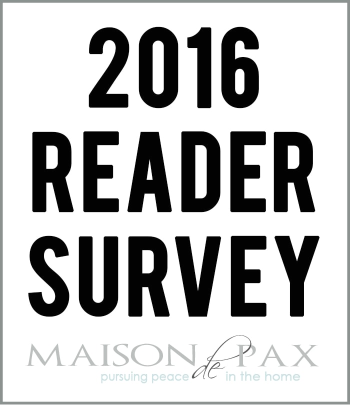 Reader Survey (+ Giveaway)