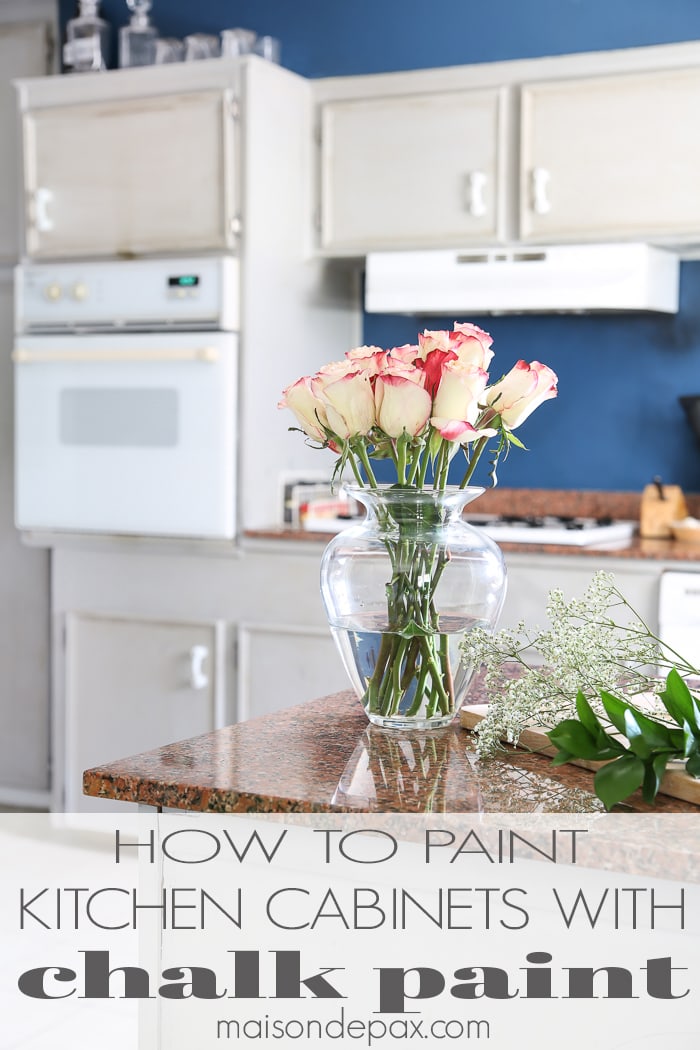 beautiful! You won't believe the transformation that chalk paint made on this kitchen. Plus, all the do's and don'ts and details of painting a kitchen with chalk paint | maisondepax.com