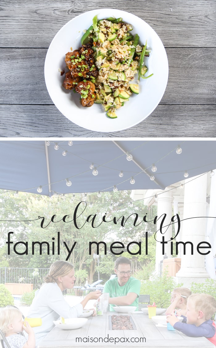 Reclaiming Family Meal Time: so important for our families!