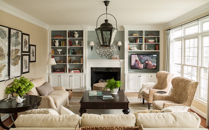 Fireplace With Built Ins Inspiration, Built In Bookcases Either Side Of Fireplace