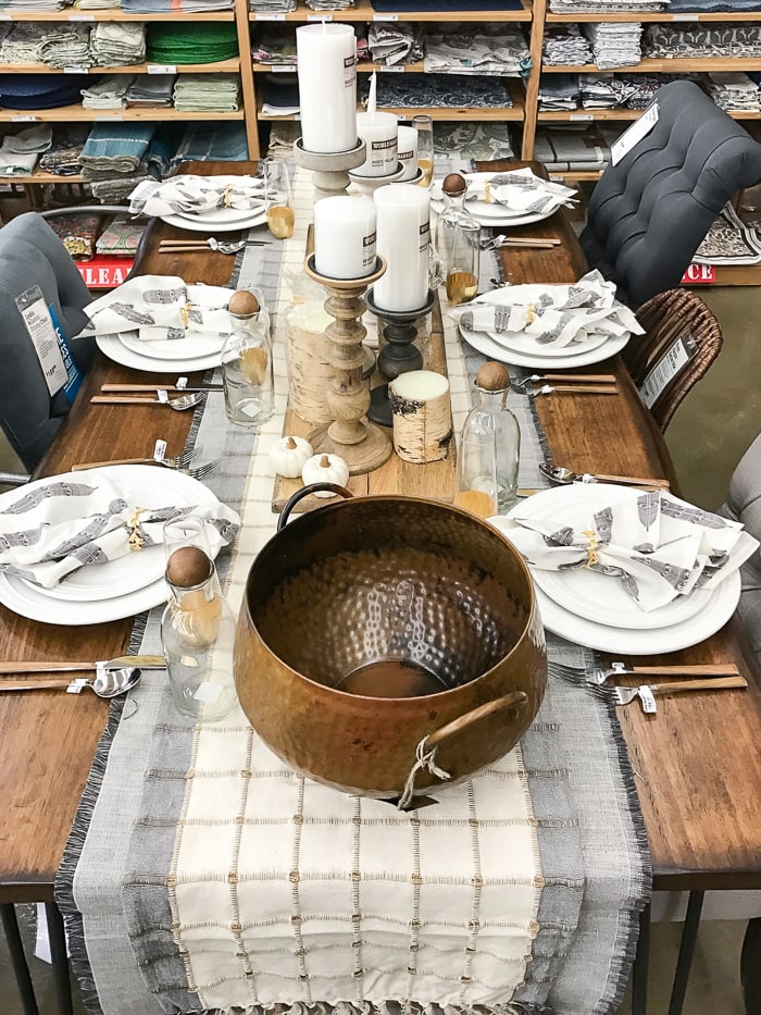 Love this fall tablescape! So many gorgeous elements... and affordable.