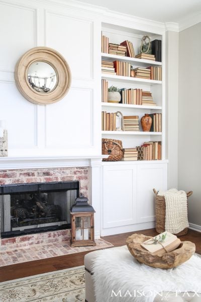Bookshelf Styling Tips: Tips for styling any bookshelves no matter what you have on hand!