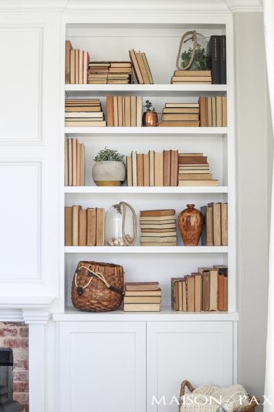 Tips for Styling Bookcases - Maison de Pax