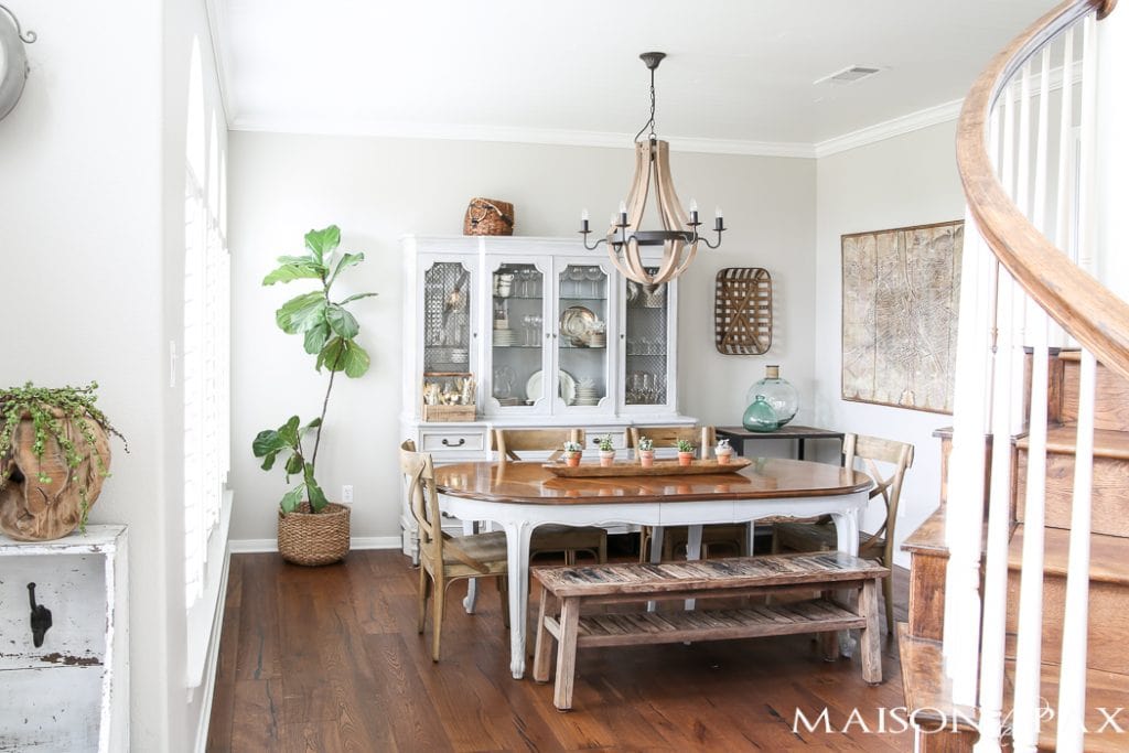 Simple Spring Dining Room Decorating Ideas - Maison de Pax