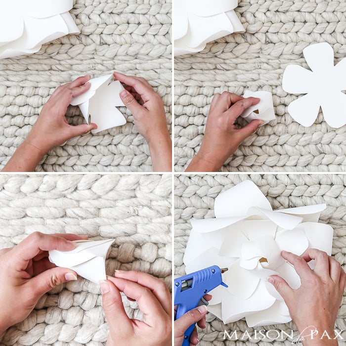 DIY Paper Flowers tutorial- Maison de Pax