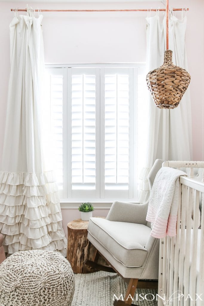 Blush Nursery with Neutral Textures - Maison de Pax