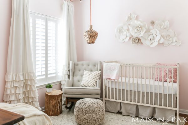 Blush Nursery with Neutral Textures - Maison de Pax