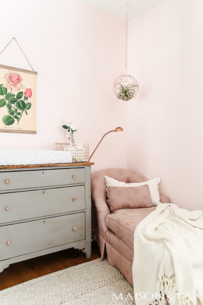 Blush Nursery with Neutral Textures - Maison de Pax