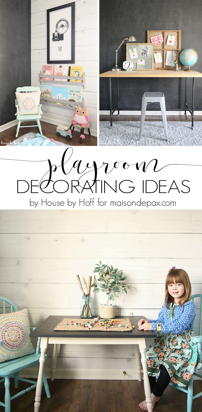 Cutest playroom ever! These playroom decorating ideas are amazing.