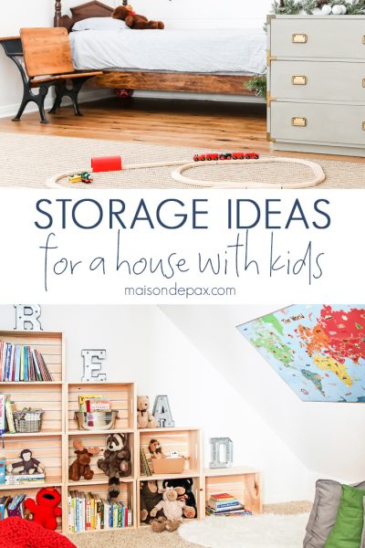 10 Kids Storage Ideas: Organizing tips for a house with kids - Maison ...