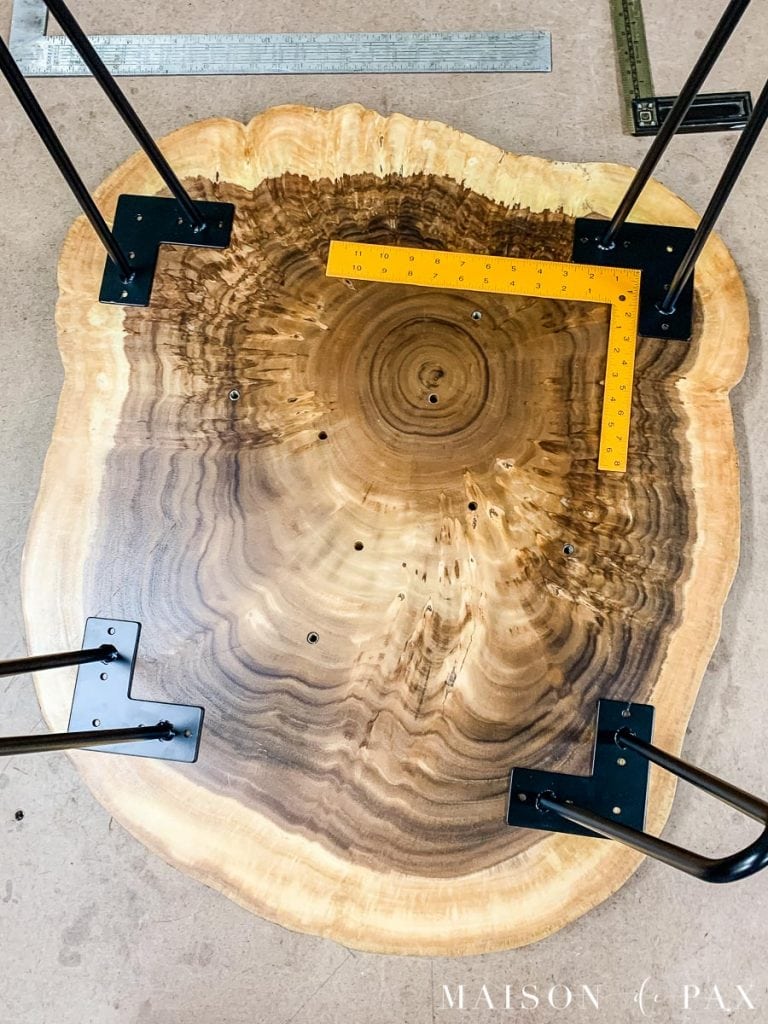 DIY Hairpin Leg Coffee Table - Maison de Pax