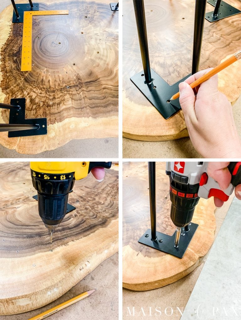DIY Hairpin Leg Coffee Table - Maison de Pax
