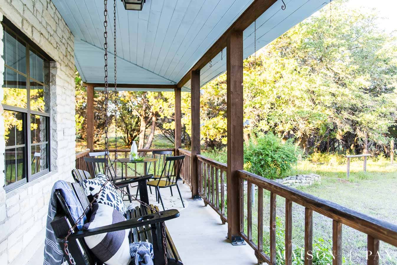 Modern Farmhouse Porch Reveal Maison De Pax