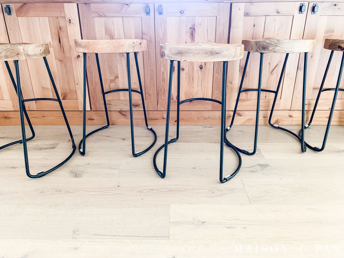 Protect Floors From Metal Barstools, Wooden Bar Stool Replacement Legs