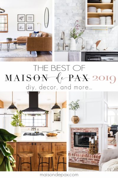beautifully designed spaces with overlay: The Best of Maison de Pax 2019