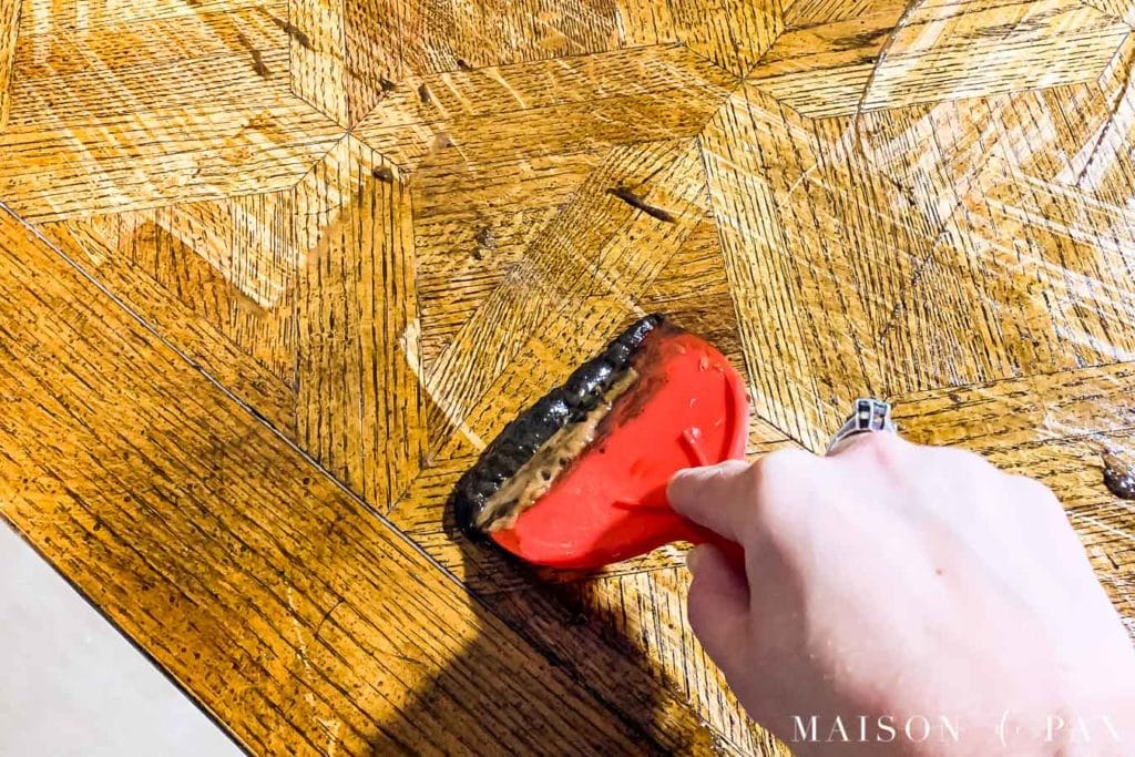 How to Remove Wood Stain and Varnish Maison de Pax