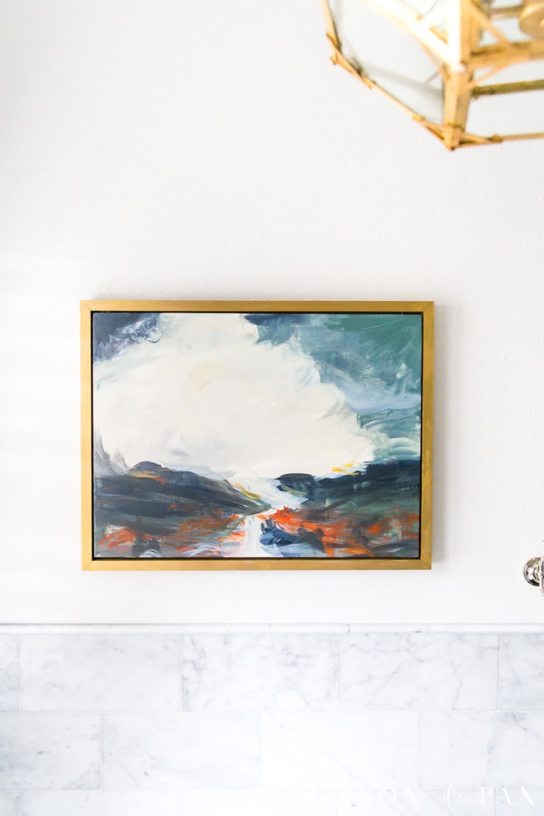 DIY Floating Frame for Wall Art - Maison de Pax