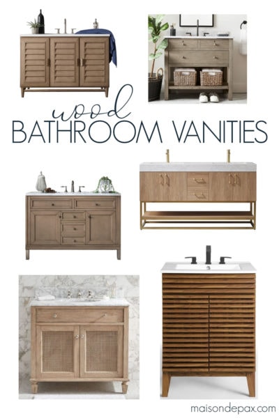 Bathroom Vanity Wood Options