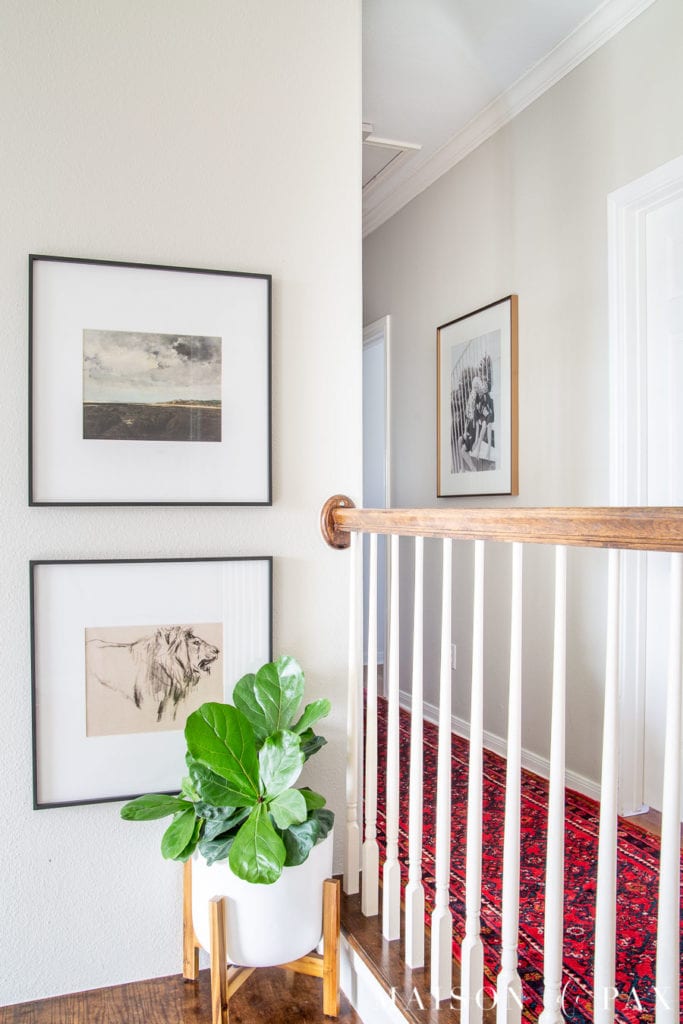 simple frames with printable vintage wall art | Maison de Pax
